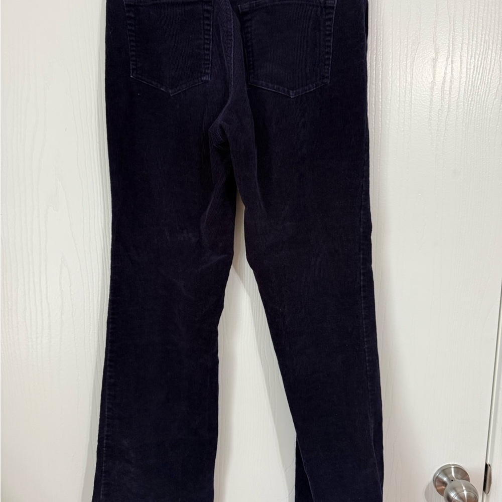 Chaps Deep Purple Corduroy Mid‎ Rise Pants Women’s Size 6 Straight Leg